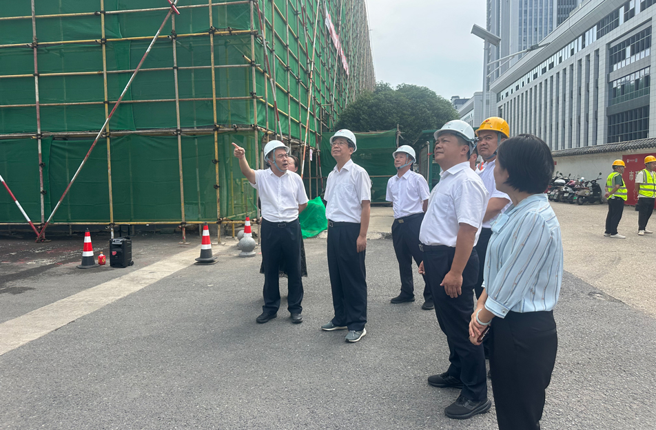 南昌市人大常委會(huì)副主任、黨組成員王強(qiáng)一行到新建區(qū)老舊小區(qū)改造項(xiàng)目檢查調(diào)研